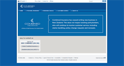 Desktop Screenshot of combinedinsurance.co.nz